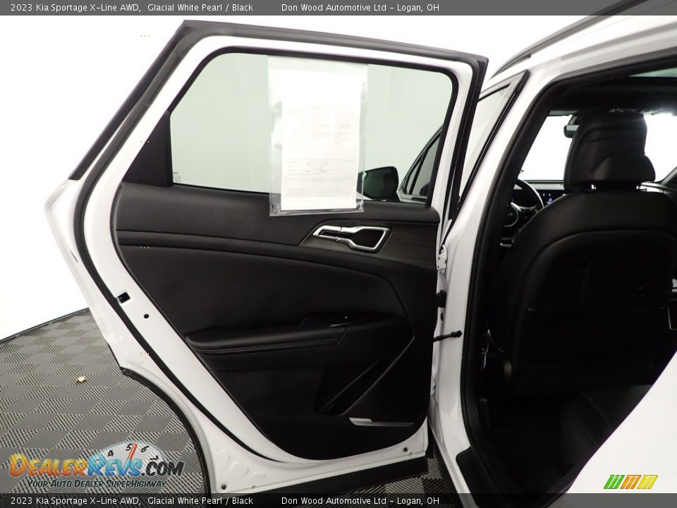 2023 Kia Sportage X-Line AWD Glacial White Pearl / Black Photo #26