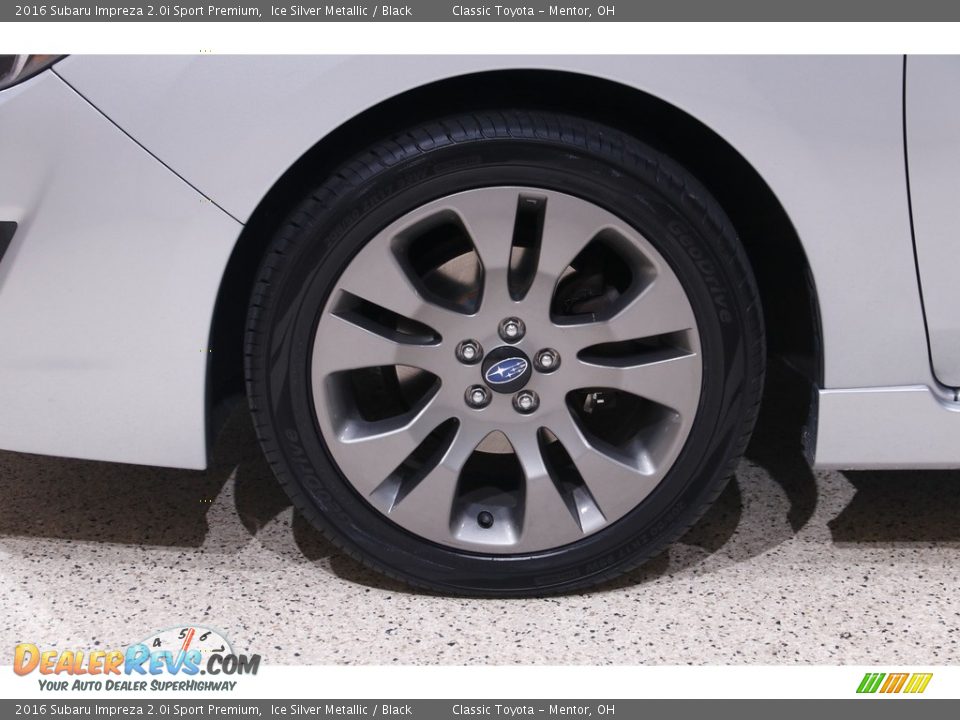 2016 Subaru Impreza 2.0i Sport Premium Ice Silver Metallic / Black Photo #21