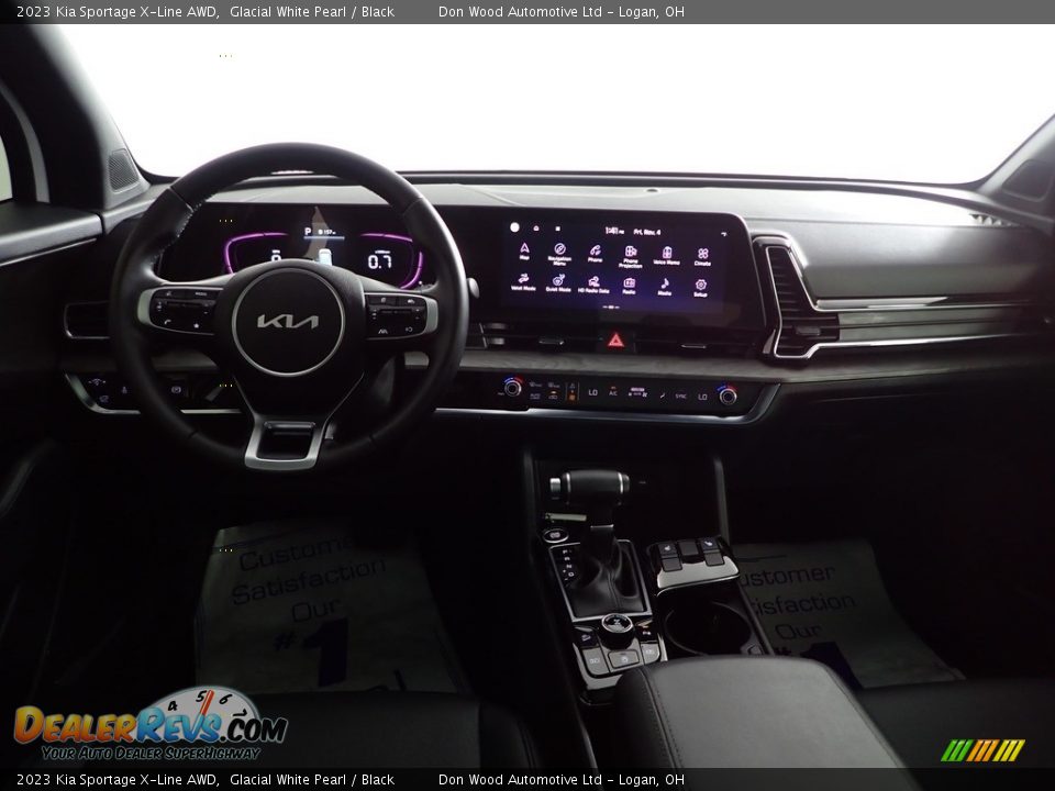 2023 Kia Sportage X-Line AWD Glacial White Pearl / Black Photo #28