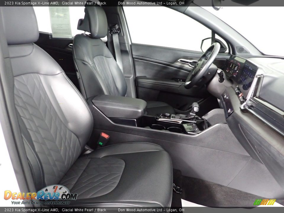 2023 Kia Sportage X-Line AWD Glacial White Pearl / Black Photo #30