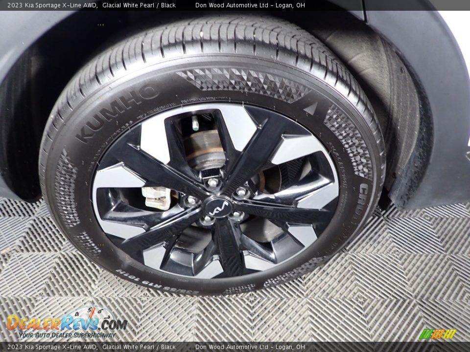 2023 Kia Sportage X-Line AWD Glacial White Pearl / Black Photo #33