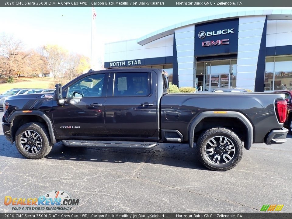 2020 GMC Sierra 3500HD AT4 Crew Cab 4WD Carbon Black Metallic / Jet Black/Kalahari Photo #2