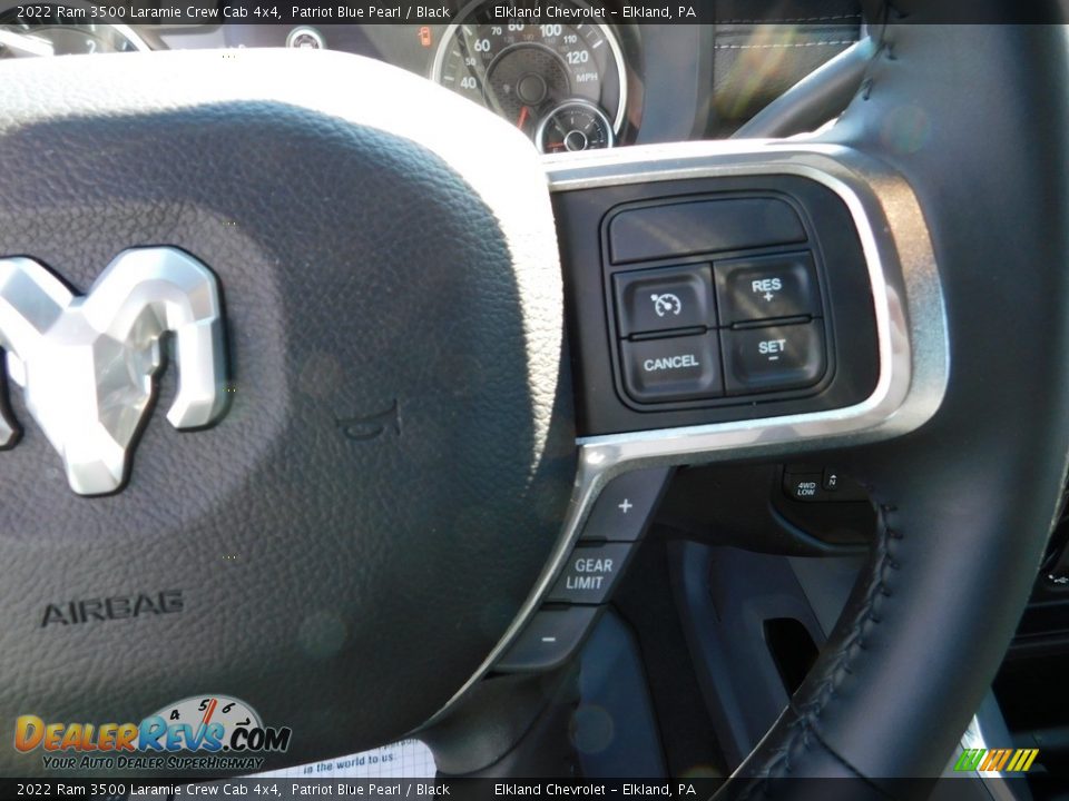 2022 Ram 3500 Laramie Crew Cab 4x4 Steering Wheel Photo #28