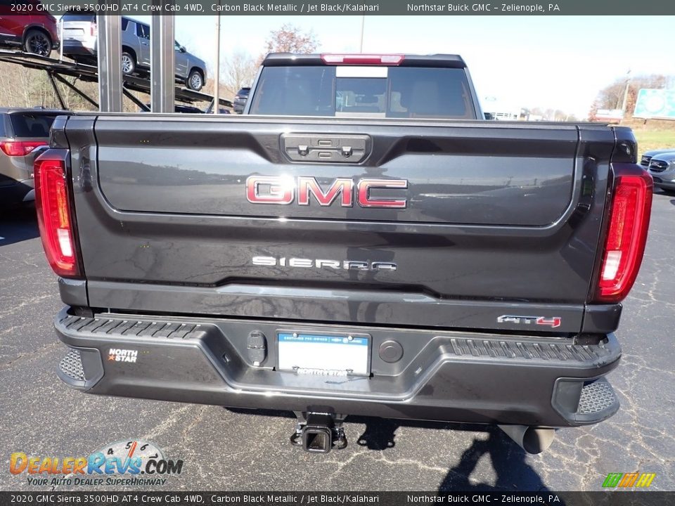 2020 GMC Sierra 3500HD AT4 Crew Cab 4WD Carbon Black Metallic / Jet Black/Kalahari Photo #5