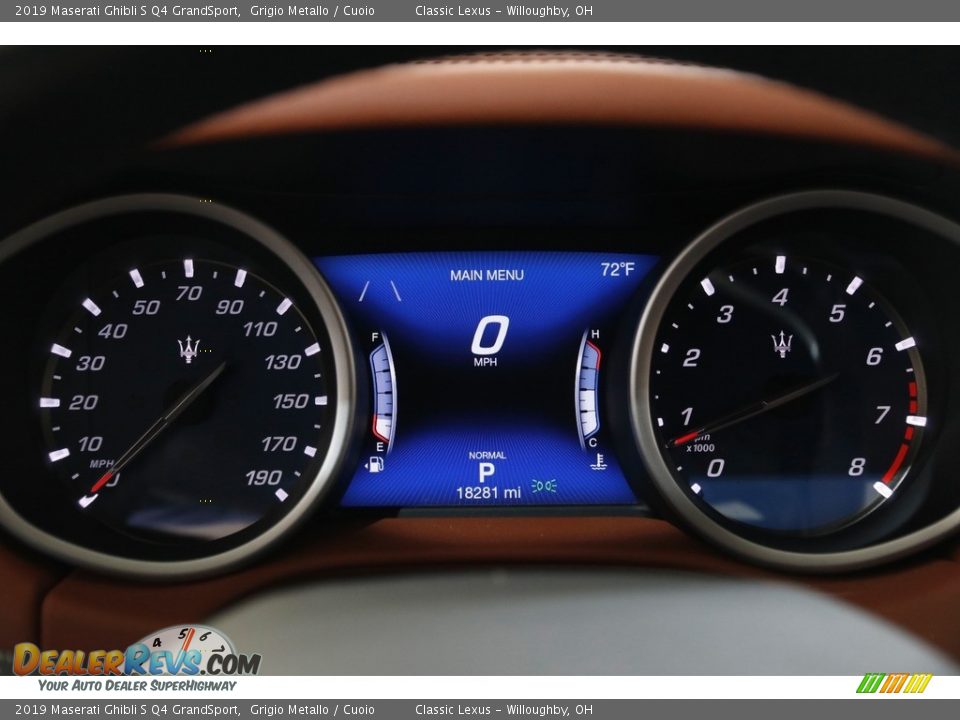 2019 Maserati Ghibli S Q4 GrandSport Gauges Photo #8