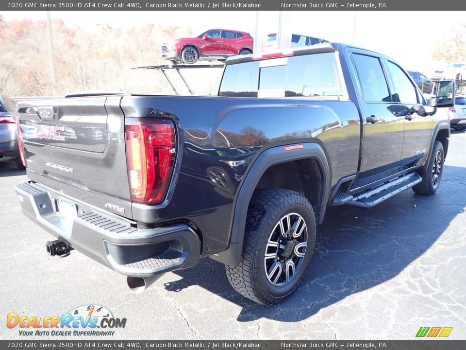 2020 GMC Sierra 3500HD AT4 Crew Cab 4WD Carbon Black Metallic / Jet Black/Kalahari Photo #7