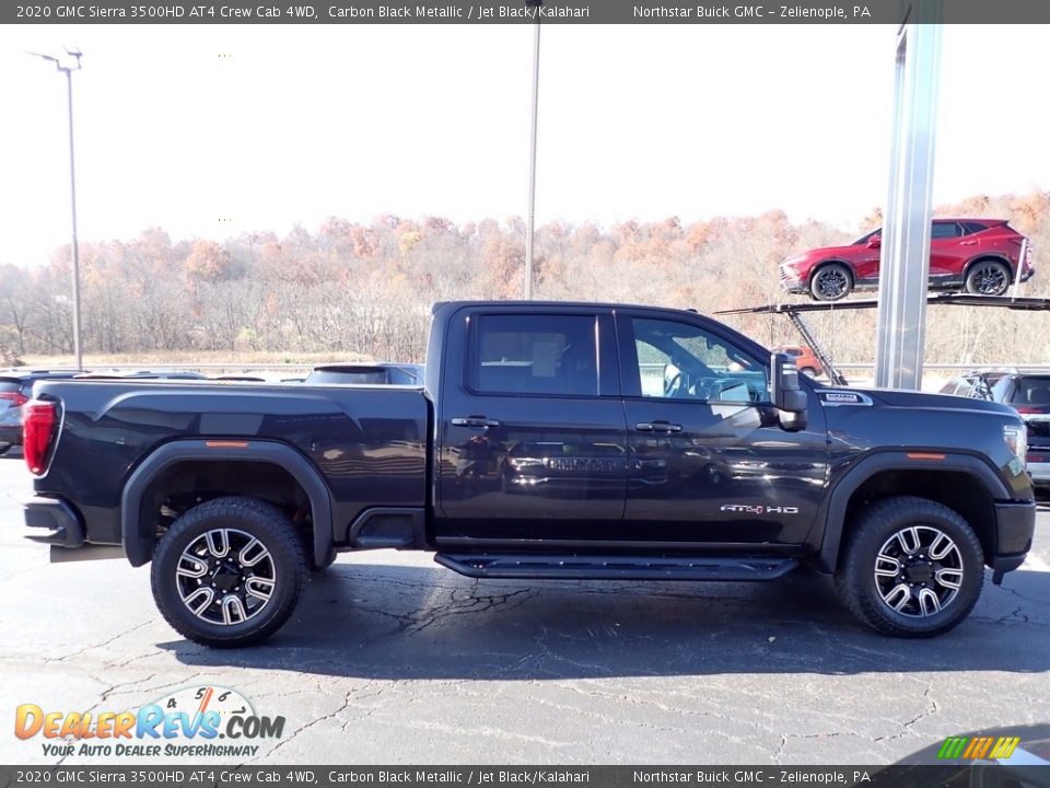 2020 GMC Sierra 3500HD AT4 Crew Cab 4WD Carbon Black Metallic / Jet Black/Kalahari Photo #8