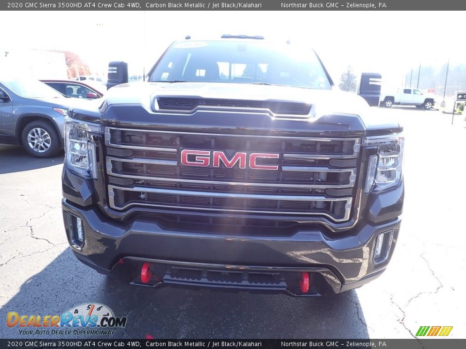 2020 GMC Sierra 3500HD AT4 Crew Cab 4WD Carbon Black Metallic / Jet Black/Kalahari Photo #11