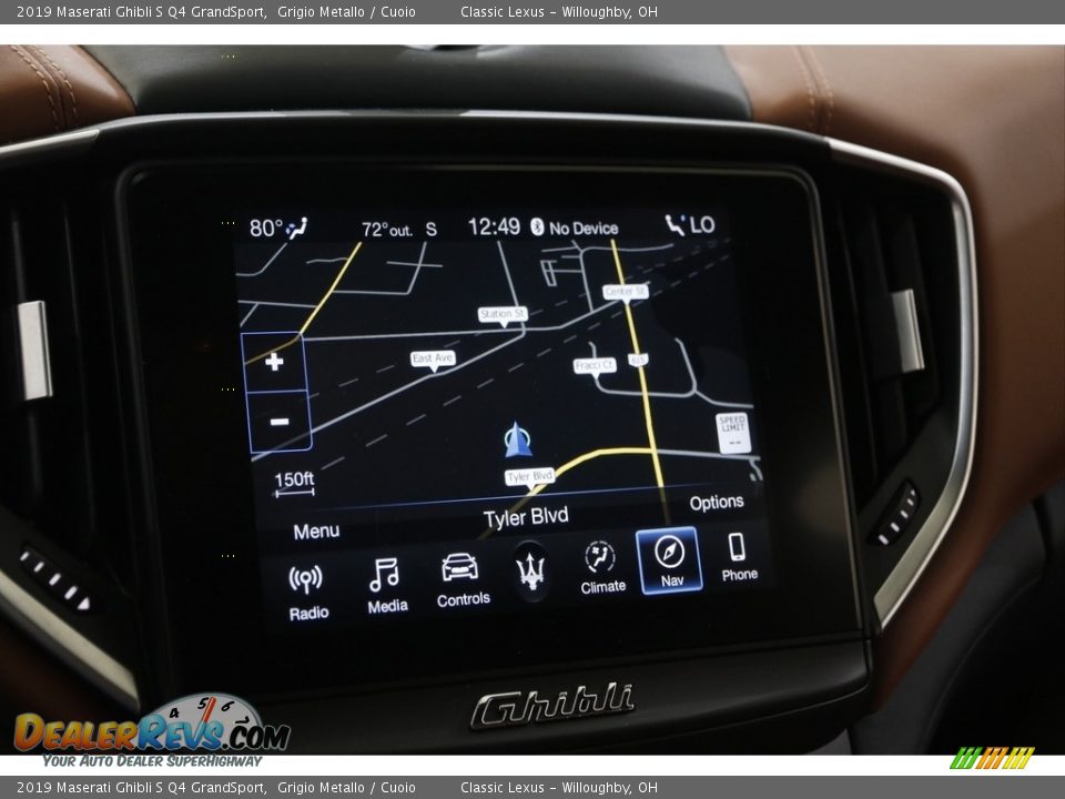 Navigation of 2019 Maserati Ghibli S Q4 GrandSport Photo #15