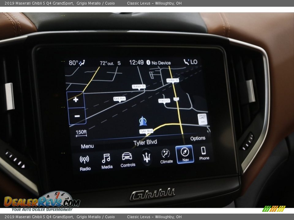 Navigation of 2019 Maserati Ghibli S Q4 GrandSport Photo #15