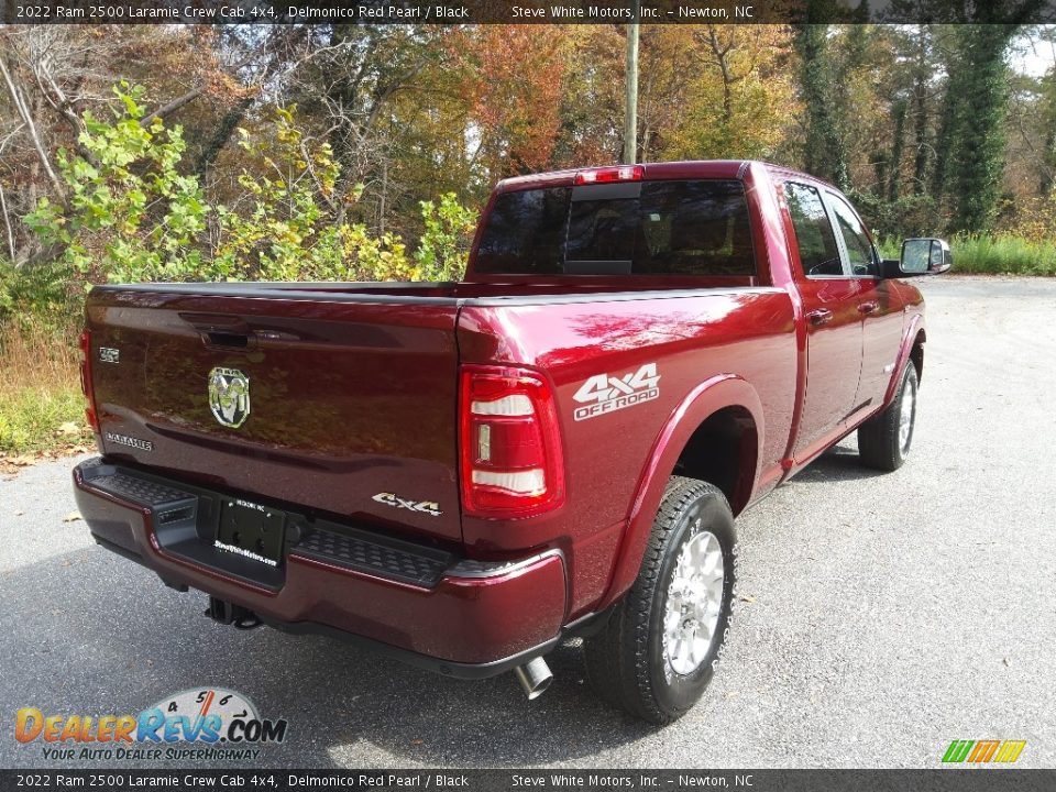 2022 Ram 2500 Laramie Crew Cab 4x4 Delmonico Red Pearl / Black Photo #6