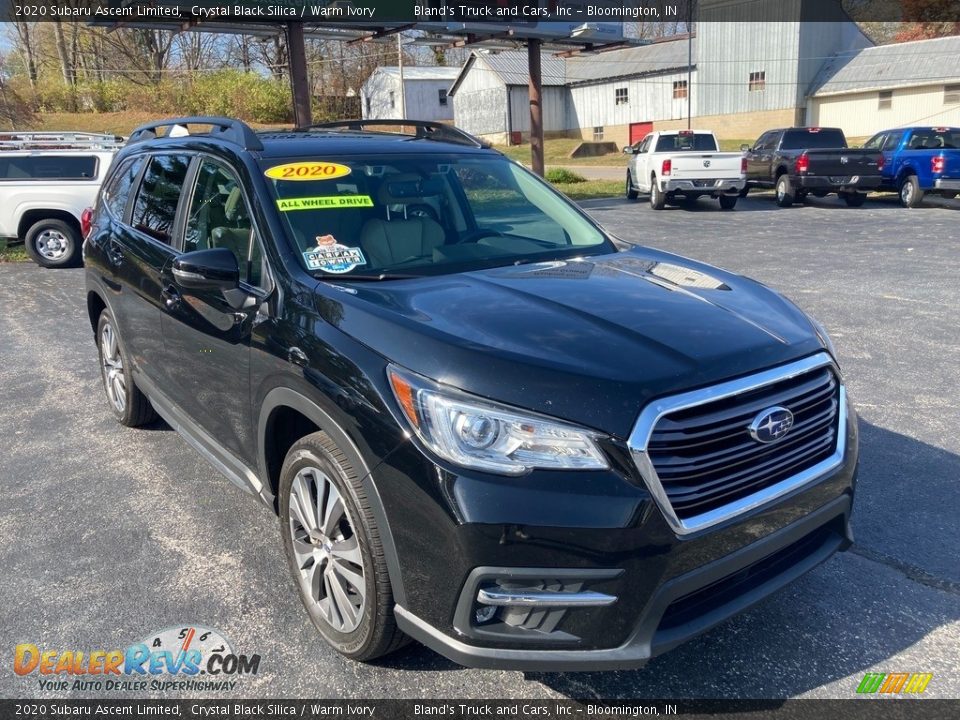 2020 Subaru Ascent Limited Crystal Black Silica / Warm Ivory Photo #7