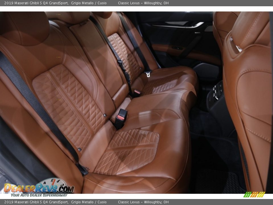 Rear Seat of 2019 Maserati Ghibli S Q4 GrandSport Photo #23