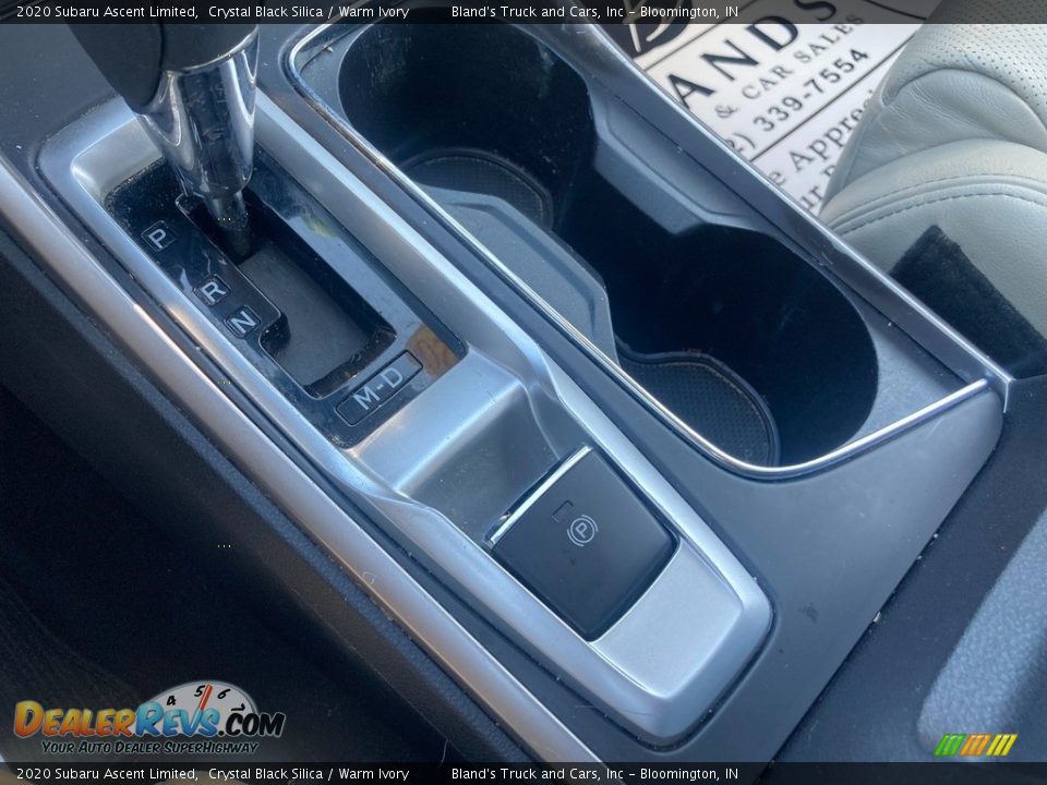2020 Subaru Ascent Limited Crystal Black Silica / Warm Ivory Photo #25