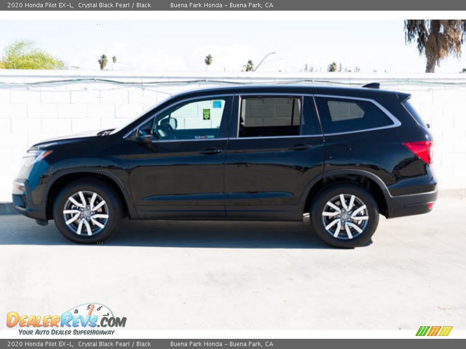 2020 Honda Pilot EX-L Crystal Black Pearl / Black Photo #9