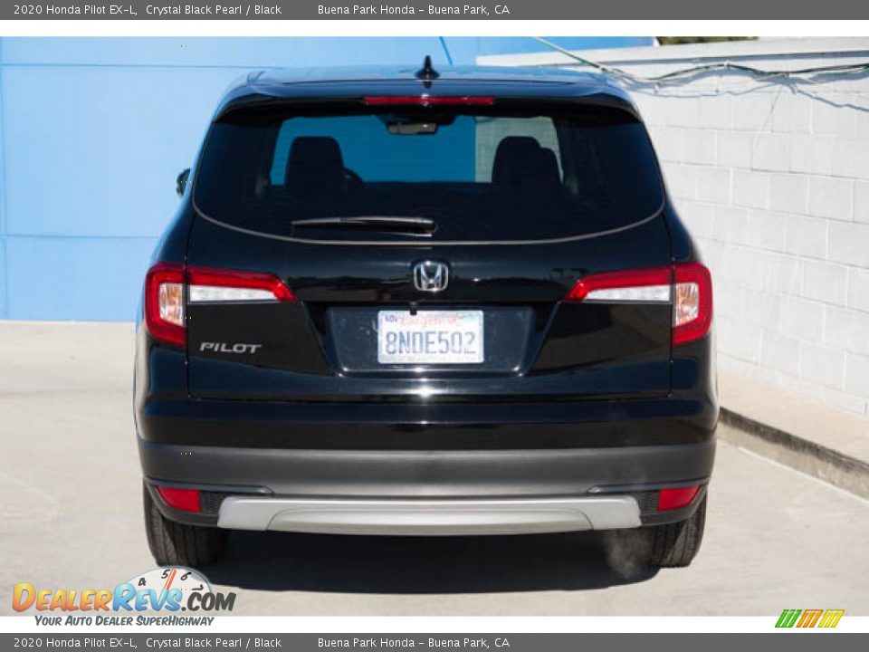 2020 Honda Pilot EX-L Crystal Black Pearl / Black Photo #10