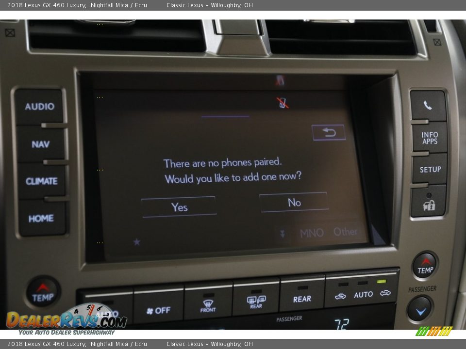 Controls of 2018 Lexus GX 460 Luxury Photo #12