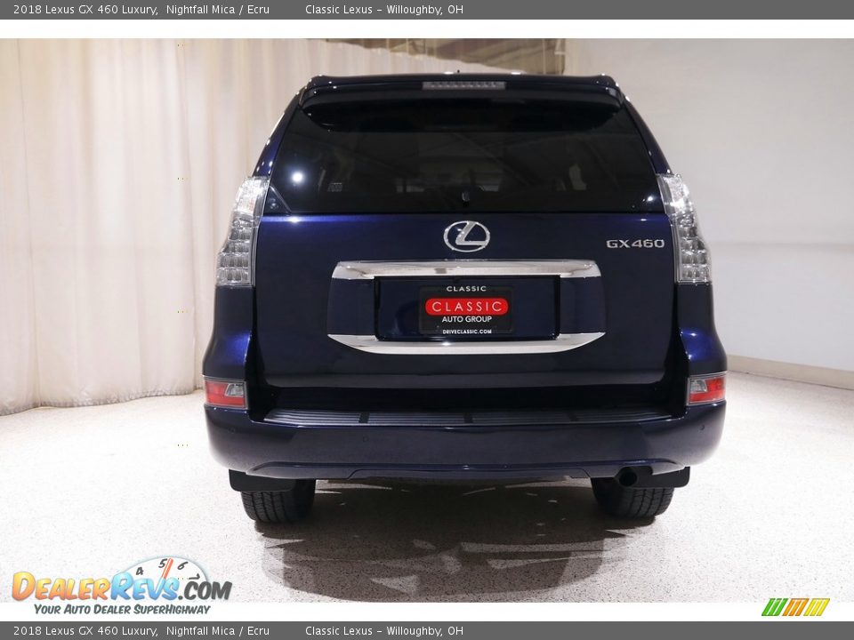 2018 Lexus GX 460 Luxury Nightfall Mica / Ecru Photo #24