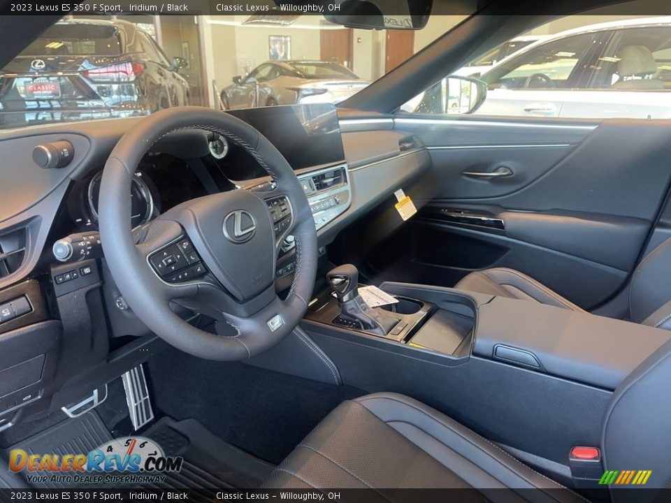 Black Interior - 2023 Lexus ES 350 F Sport Photo #2