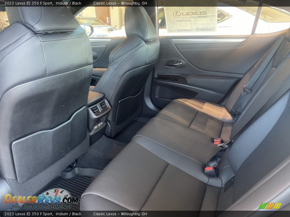 Rear Seat of 2023 Lexus ES 350 F Sport Photo #3