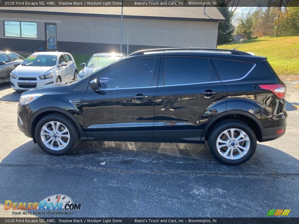 2018 Ford Escape SEL 4WD Shadow Black / Medium Light Stone Photo #1