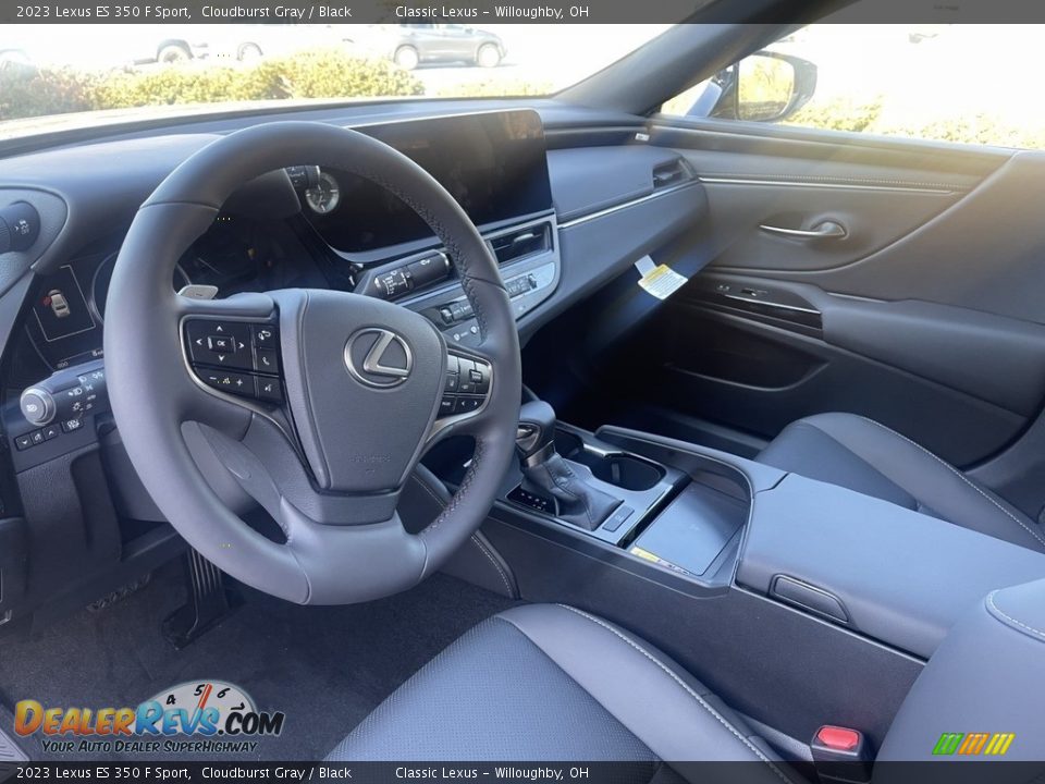 2023 Lexus ES 350 F Sport Cloudburst Gray / Black Photo #2