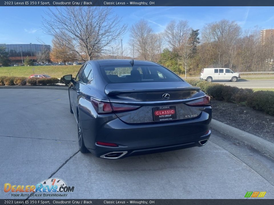 2023 Lexus ES 350 F Sport Cloudburst Gray / Black Photo #4