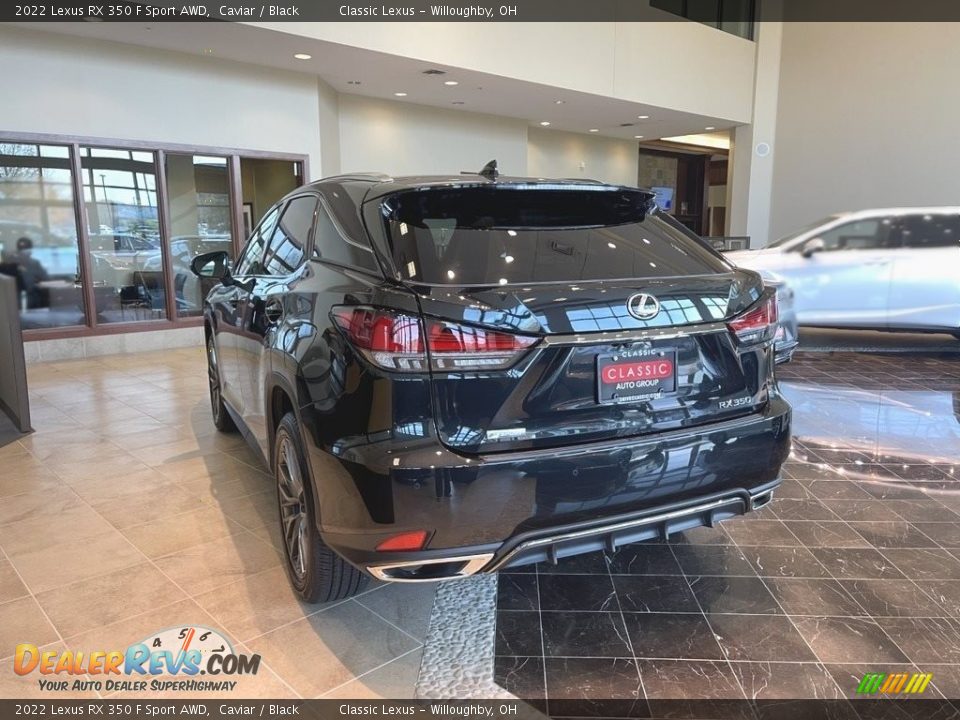 2022 Lexus RX 350 F Sport AWD Caviar / Black Photo #4