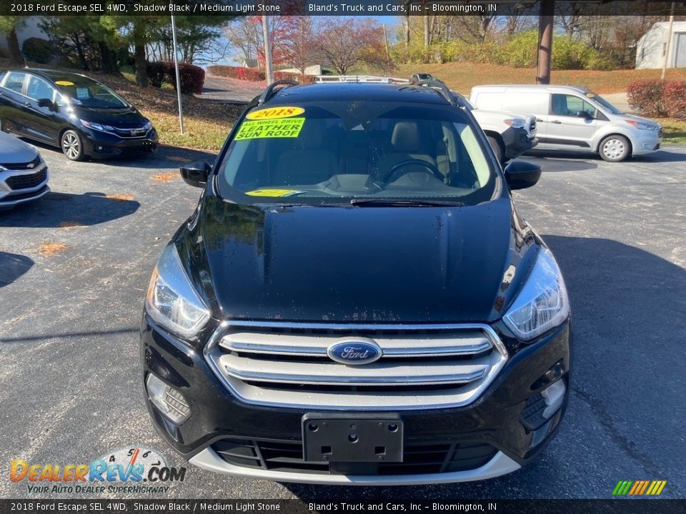 2018 Ford Escape SEL 4WD Shadow Black / Medium Light Stone Photo #7