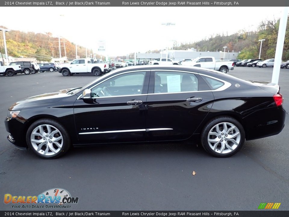 2014 Chevrolet Impala LTZ Black / Jet Black/Dark Titanium Photo #2