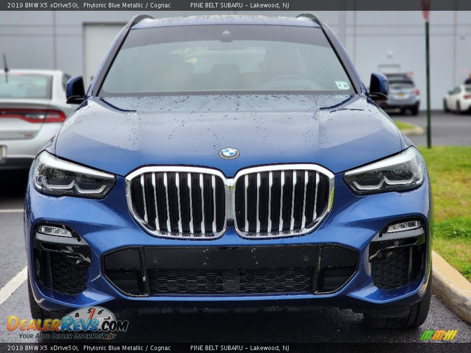 2019 BMW X5 xDrive50i Phytonic Blue Metallic / Cognac Photo #3