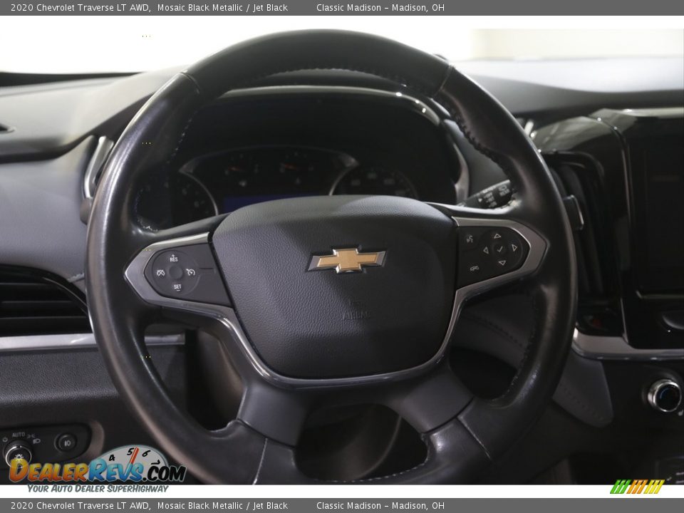 2020 Chevrolet Traverse LT AWD Mosaic Black Metallic / Jet Black Photo #7