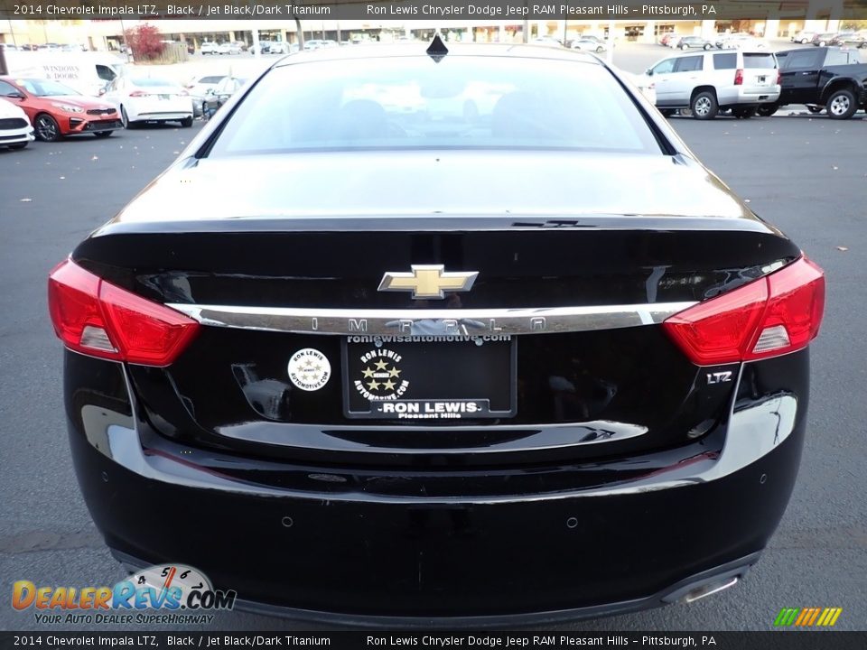 2014 Chevrolet Impala LTZ Black / Jet Black/Dark Titanium Photo #4