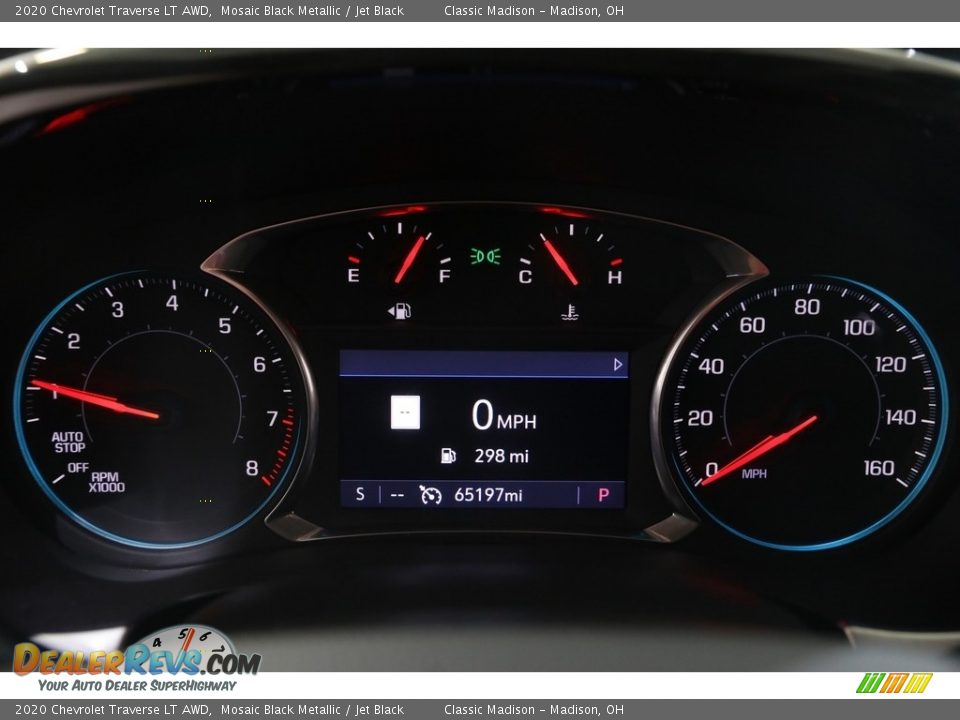 2020 Chevrolet Traverse LT AWD Mosaic Black Metallic / Jet Black Photo #8