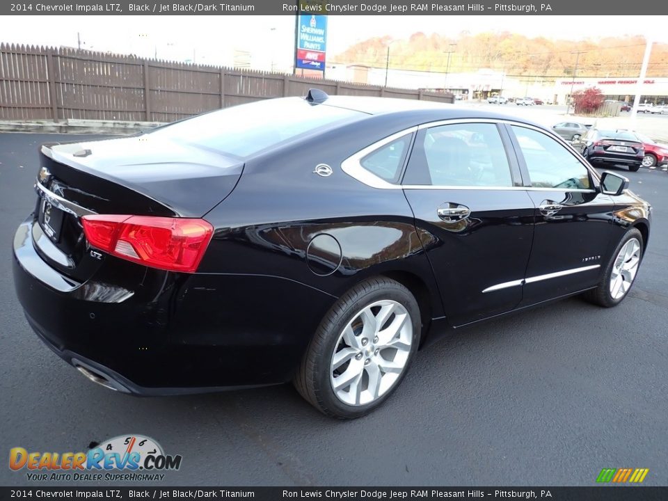 2014 Chevrolet Impala LTZ Black / Jet Black/Dark Titanium Photo #6