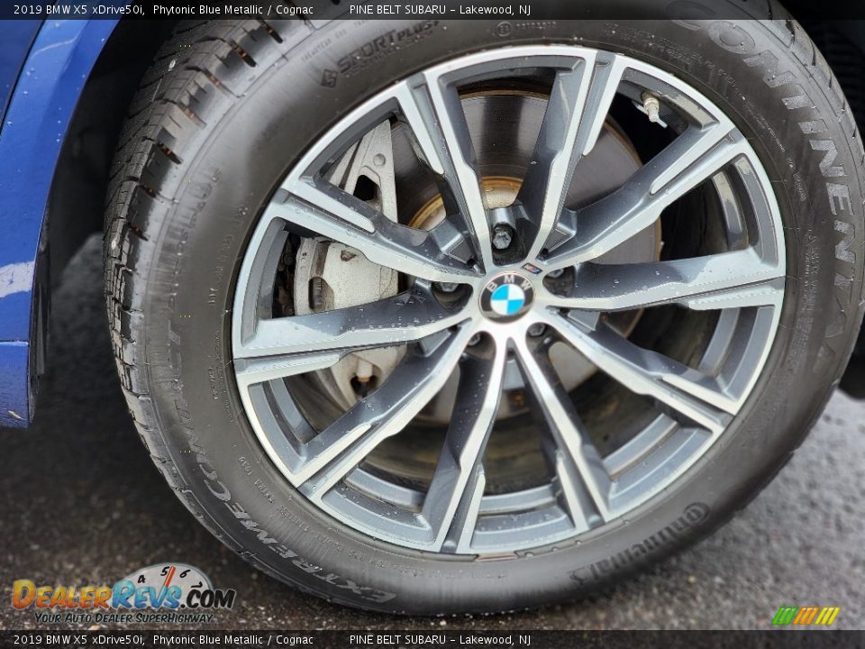 2019 BMW X5 xDrive50i Phytonic Blue Metallic / Cognac Photo #6