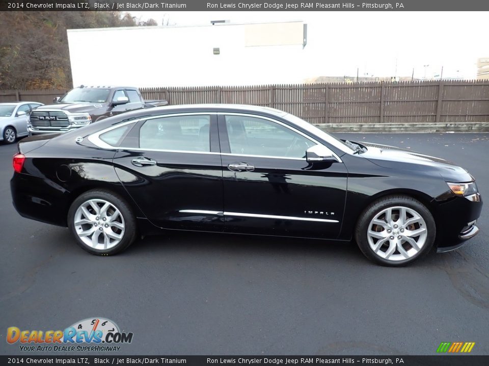 2014 Chevrolet Impala LTZ Black / Jet Black/Dark Titanium Photo #7