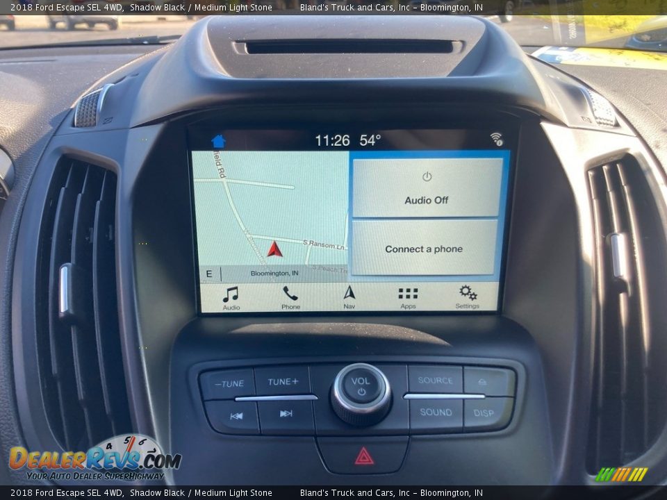 2018 Ford Escape SEL 4WD Shadow Black / Medium Light Stone Photo #17