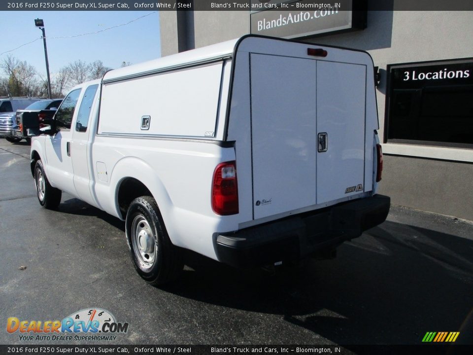 2016 Ford F250 Super Duty XL Super Cab Oxford White / Steel Photo #3