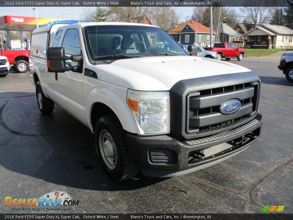 2016 Ford F250 Super Duty XL Super Cab Oxford White / Steel Photo #5