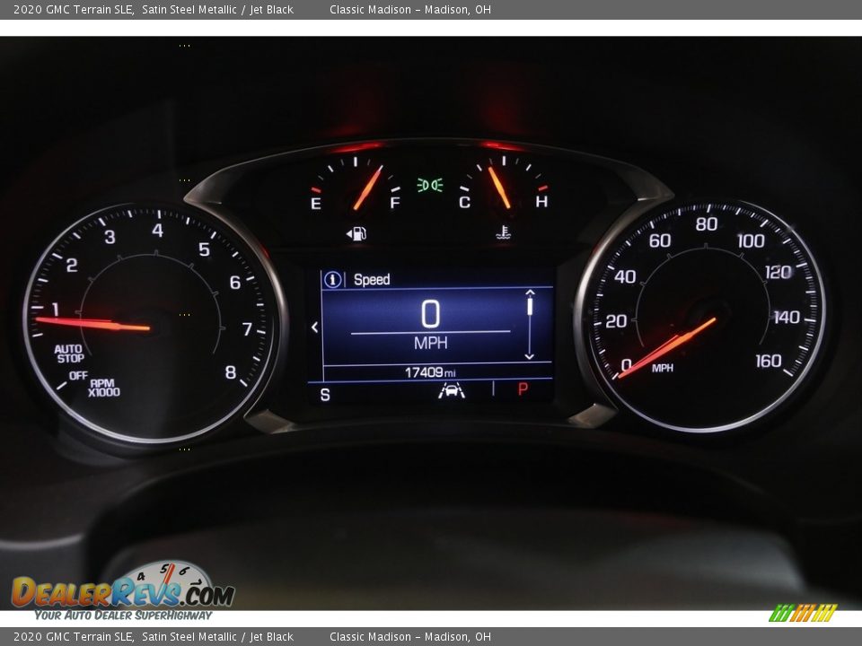 2020 GMC Terrain SLE Satin Steel Metallic / Jet Black Photo #8