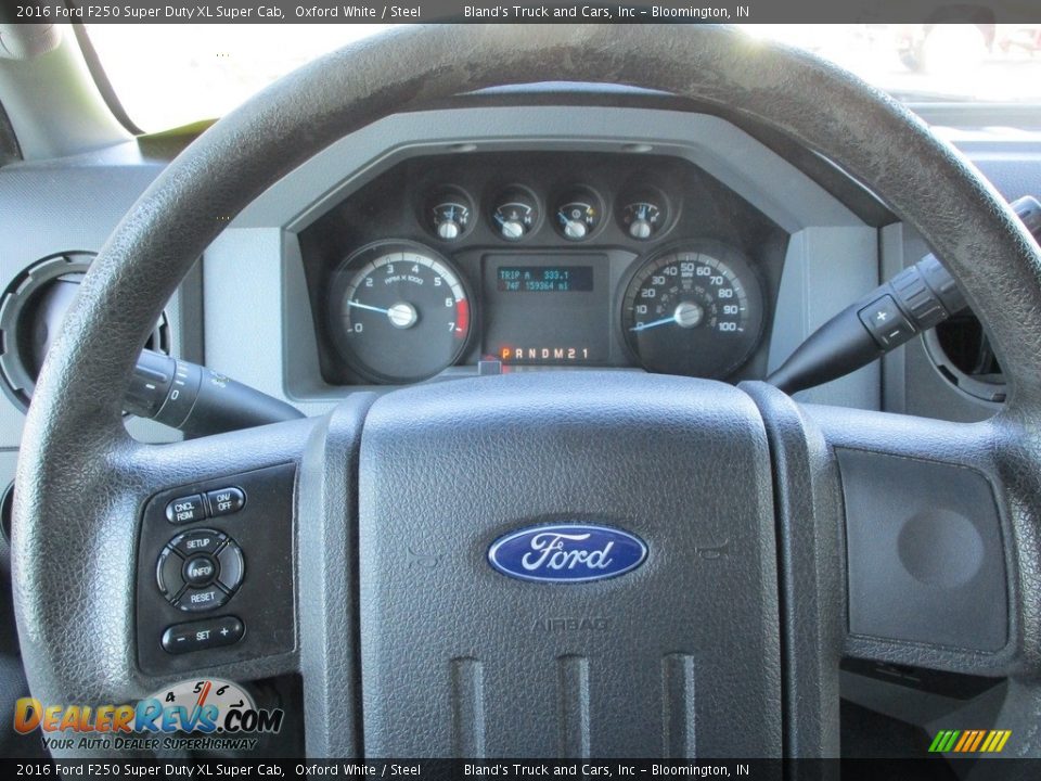 2016 Ford F250 Super Duty XL Super Cab Oxford White / Steel Photo #14