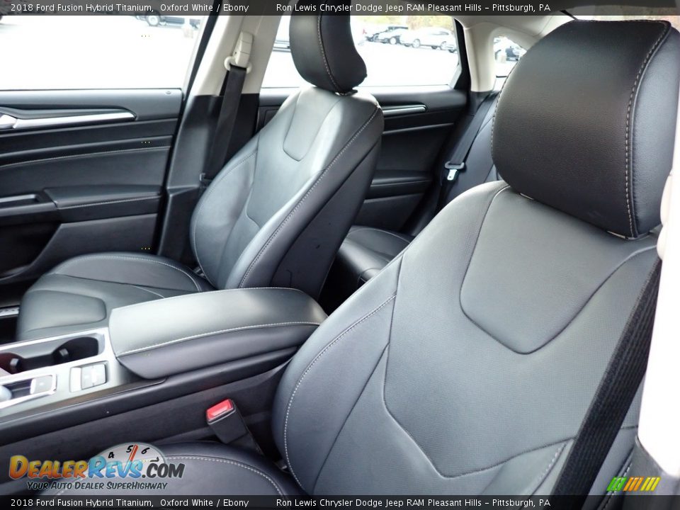 Front Seat of 2018 Ford Fusion Hybrid Titanium Photo #11