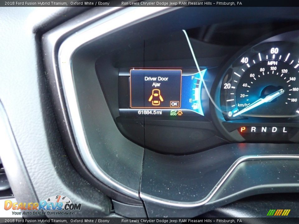 2018 Ford Fusion Hybrid Titanium Gauges Photo #20