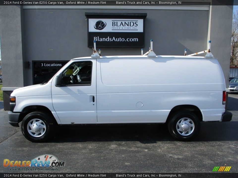 2014 Ford E-Series Van E250 Cargo Van Oxford White / Medium Flint Photo #1