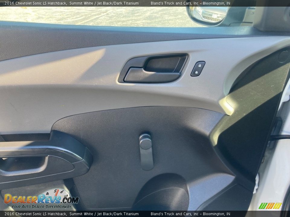 2016 Chevrolet Sonic LS Hatchback Summit White / Jet Black/Dark Titanium Photo #10