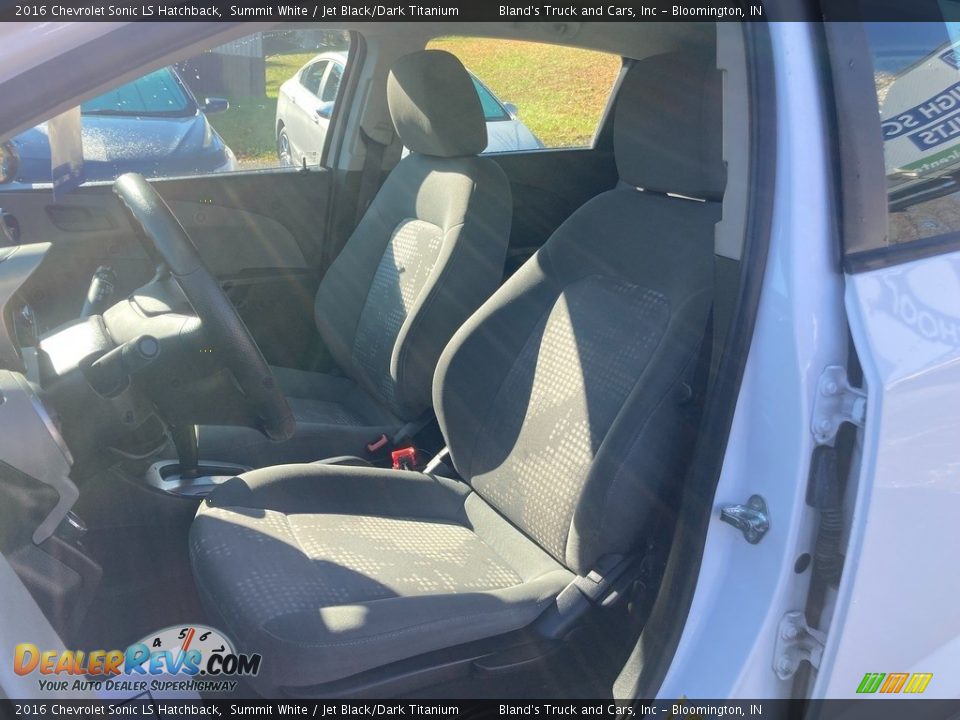 2016 Chevrolet Sonic LS Hatchback Summit White / Jet Black/Dark Titanium Photo #11
