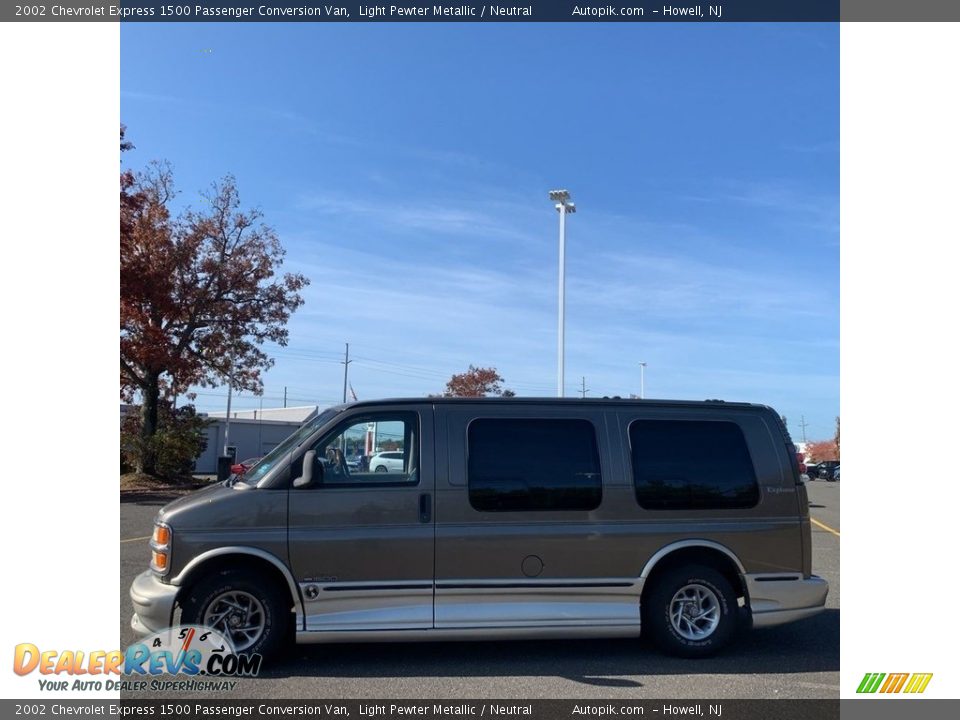 2002 Chevrolet Express 1500 Passenger Conversion Van Light Pewter Metallic / Neutral Photo #2