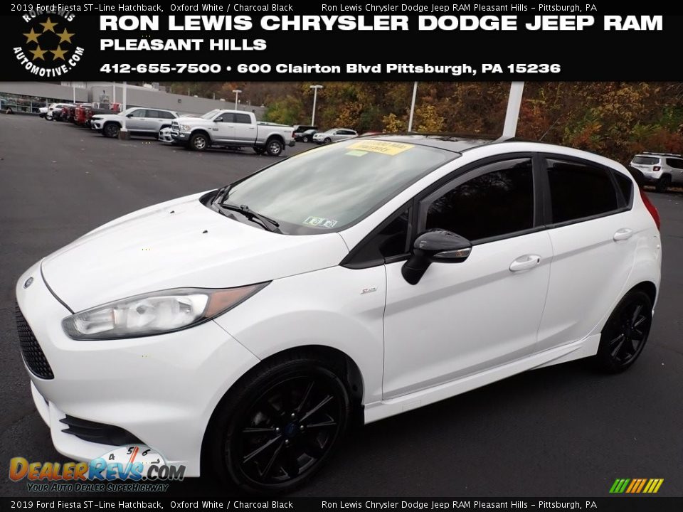 2019 Ford Fiesta ST-Line Hatchback Oxford White / Charcoal Black Photo #1