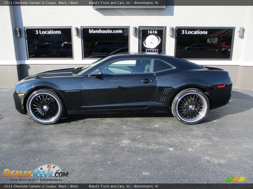 2011 Chevrolet Camaro LS Coupe Black / Black Photo #1